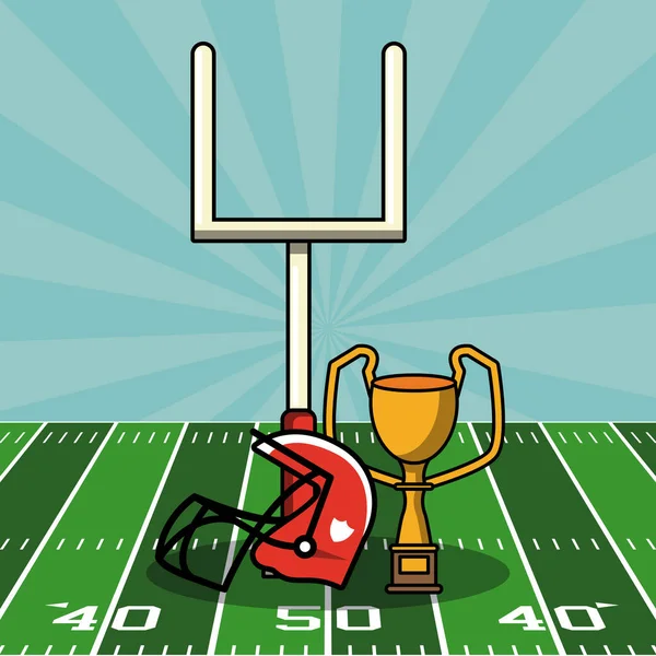 Tournoi Super Bowl — Image vectorielle