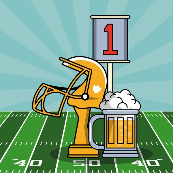 Torneo Super bowl — Vector de stock