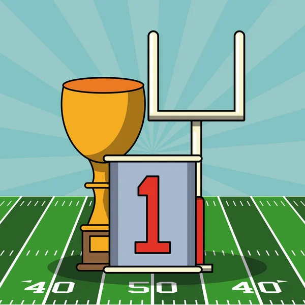 Super-Bowl-Turnier — Stockvektor