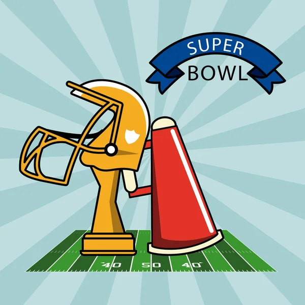 Torneo Super bowl — Archivo Imágenes Vectoriales