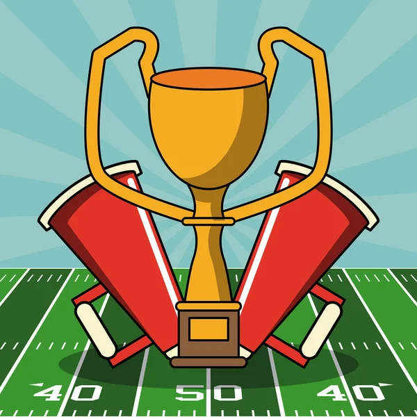 Torneo Super Bowl — Vettoriale Stock