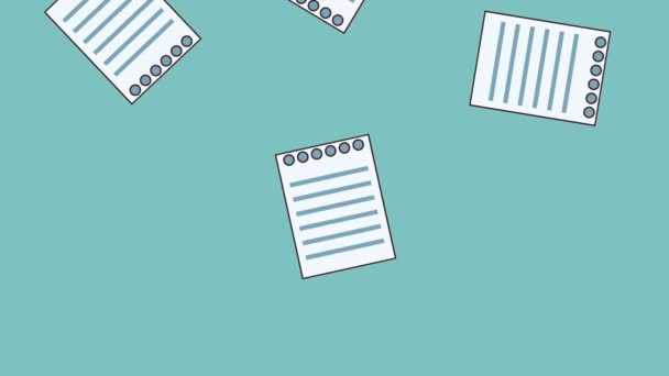 Feuilles tombant arrière-plan animation HD 