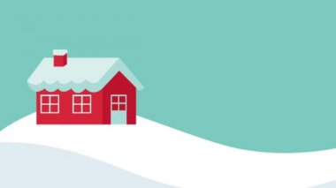 Neşeli Noel kutlamaları Hd animasyon