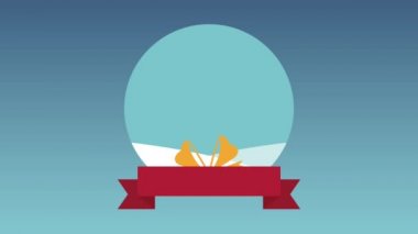 Noel giftbox çizgi film Hd animasyon