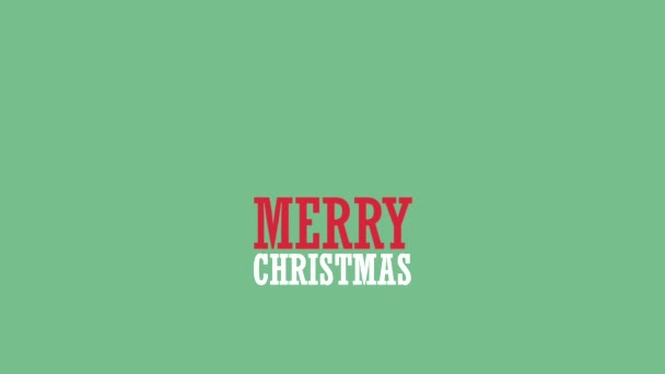 Joyeux Noël message animation HD — Video