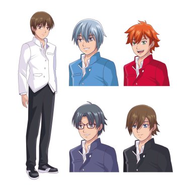 Erkek yüz anime dizi