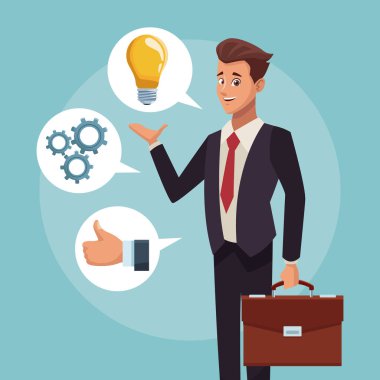 işadamı çift çizgi film