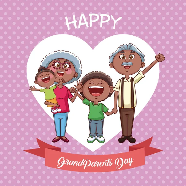 Happy grandparents day — Stock Vector