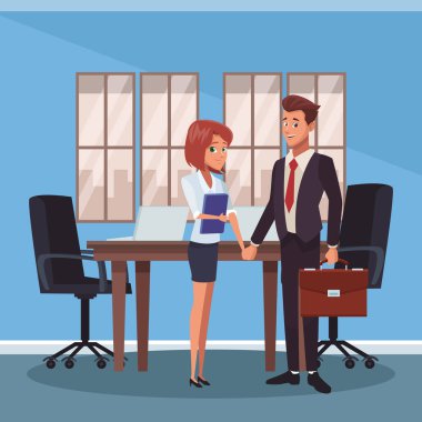 Ofiste iş arkadaşları