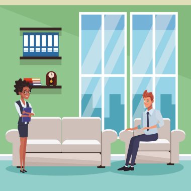 Ofiste iş arkadaşları