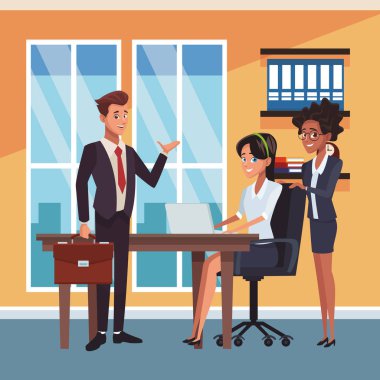 Ofiste iş arkadaşları