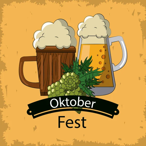 Oktober beer festival — Stockový vektor