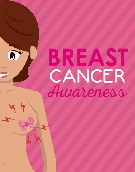 Плакат о раке груди
