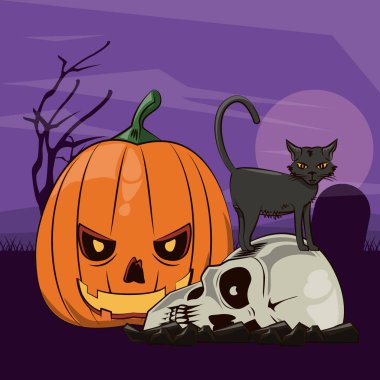 Halloween korkunç çizgi film