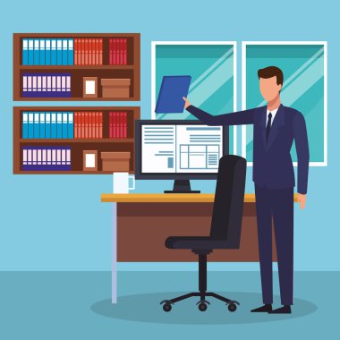 iş insanlar karikatür