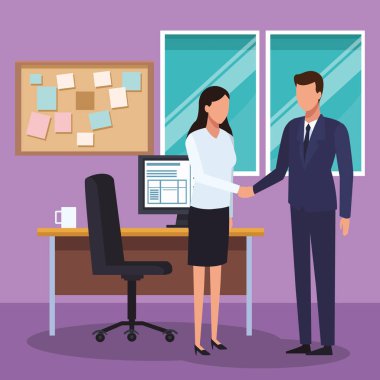 Ofisteki iş adamları