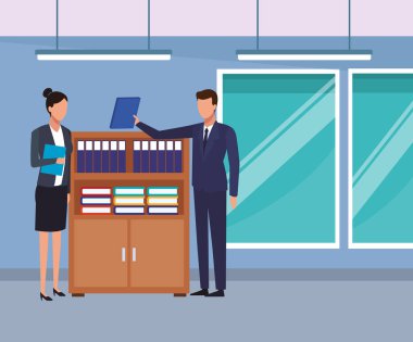 Ofisteki iş adamları