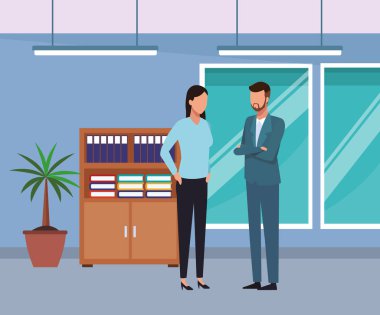 Ofisteki iş adamları