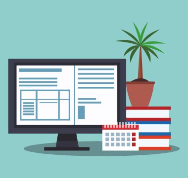 Office öğeleri karikatürler