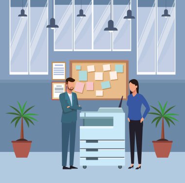 Ofisteki iş adamları