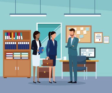 Ofisteki iş adamları