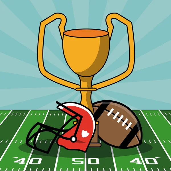 Torneo Super Bowl — Vettoriale Stock