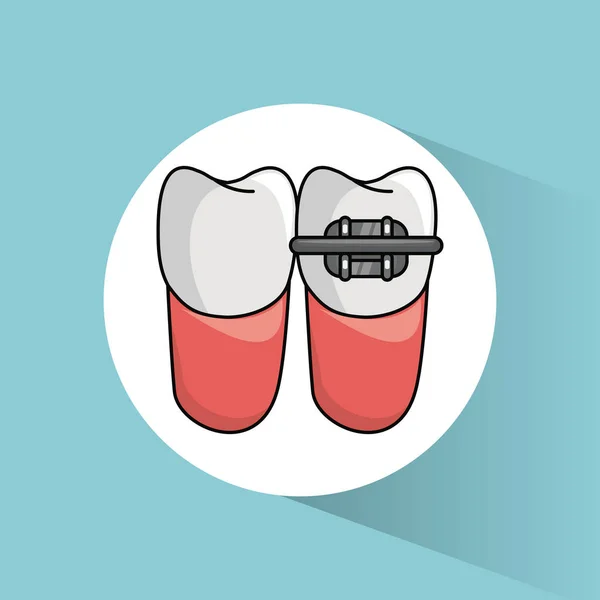 Dental stag hälso-och sjukvård — Stock vektor