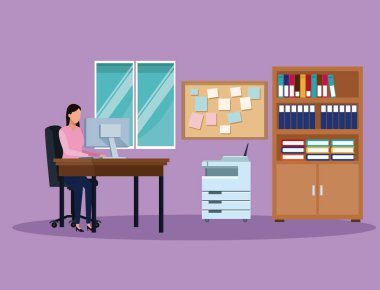 Ofisteki iş adamları