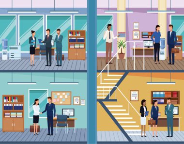 İş adamları Office kümesi