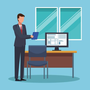 Ofisteki iş adamları