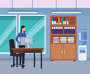 Ofisteki iş adamları