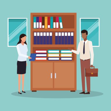 Ofisteki iş adamları