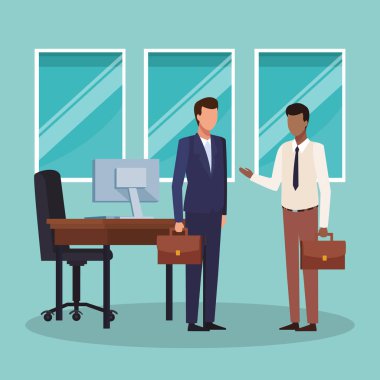 Ofisteki iş adamları