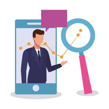 Businesman ve teknoloji