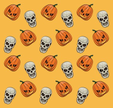 Cadılar Bayramı desen arka plan