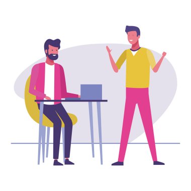 genç insanların birlikte çalışma