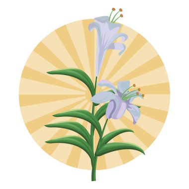 Yapraklı çiçekler