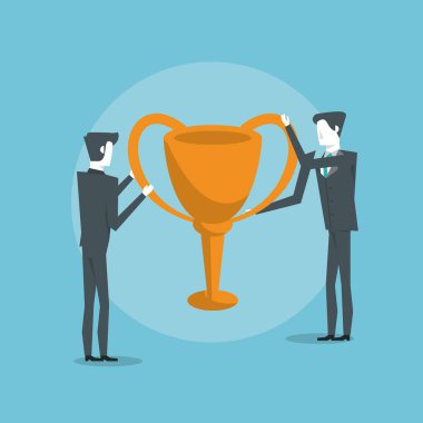 İş ortakları takım çalışması