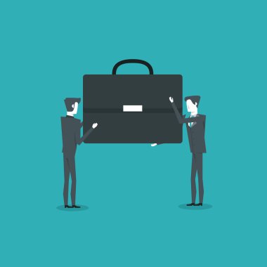 Ekip çalışması yapıyor iş ortakları