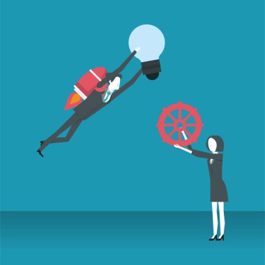 İş ortakları çizgi film