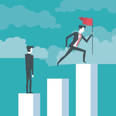 iş lideri ve yüksek achiever