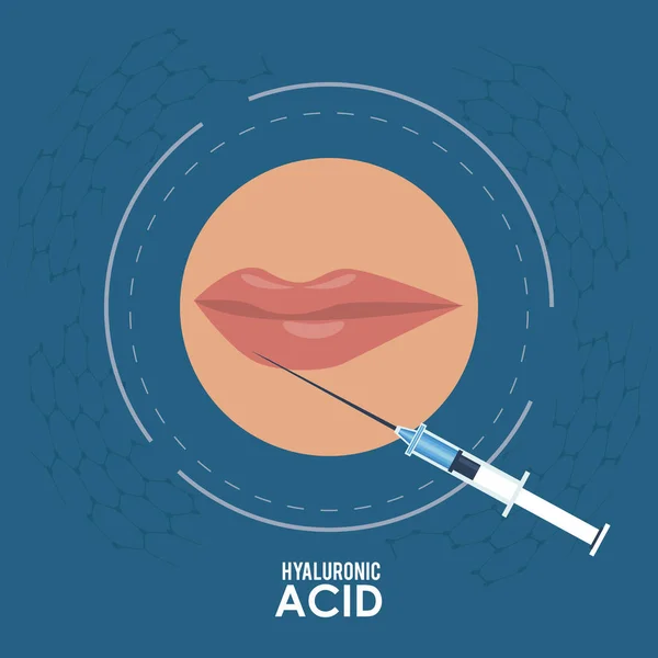 hyaluronic acid filler injection infographic flyer