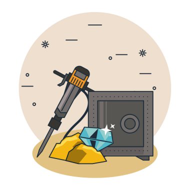 Elmas madenciliği karikatürler