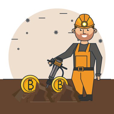 Bitcoin madencilik karikatürler