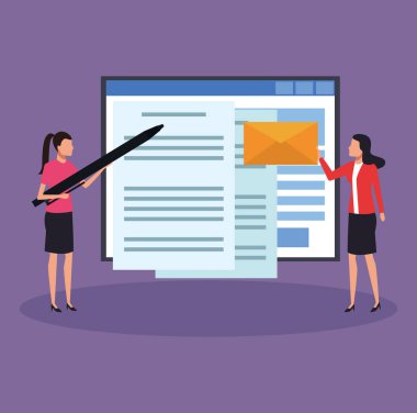 bir sunudaki iş karakter