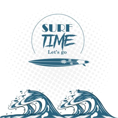 sörf zaman tema poster