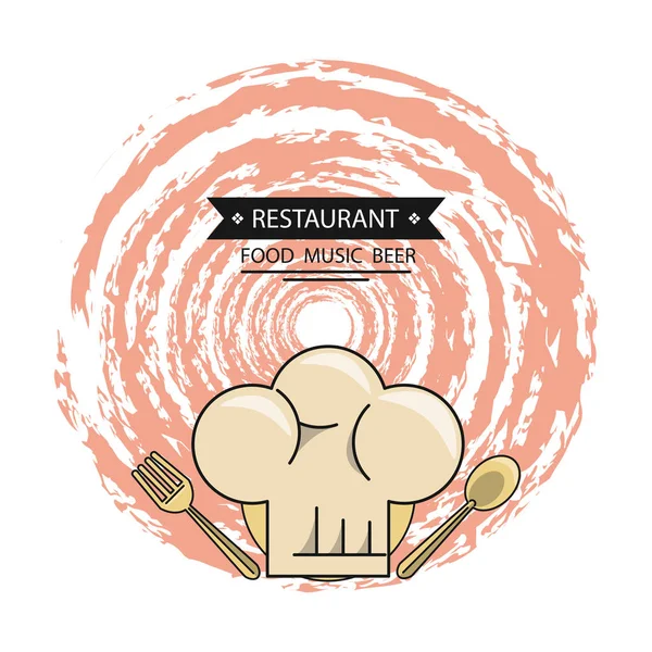 Restaurante comida y diseño de comedor — Archivo Imágenes Vectoriales