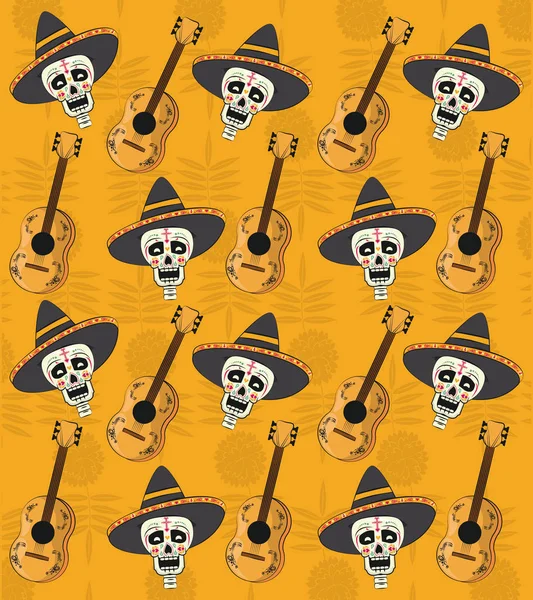 Day of the dead background — Stock Vector