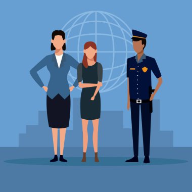 Polis memuru çizgi film