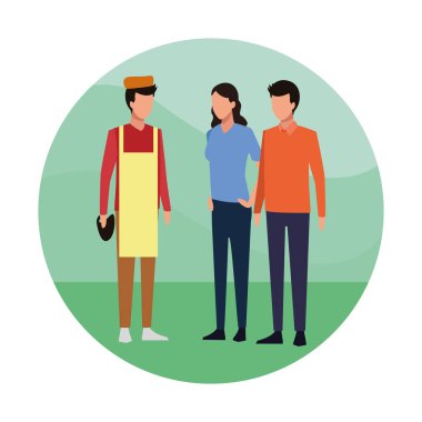 Müşteri ile sanatçı